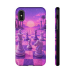 Pastel Chess Infinite Board Vaporwave Art Tough Phone Case