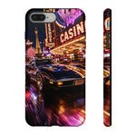 Vegas Strip Corvette Night Phone Case Neon Tough Case
