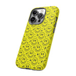 Acid Smiley Repeat Pattern Art Tough Phone Case
