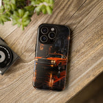 Challenger RT Phone Case, Rainy City Night Muscle Car Tough Cover