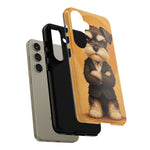 Schnauzer Mustache Boss Phone Case Funny Dog Lover Gift