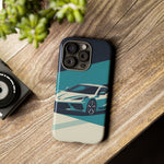 Retro Teal Sports Car C8 phone case | Tough Cases