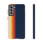 Retro Rainbow Stripe Phone Case | Tough Phone Case
