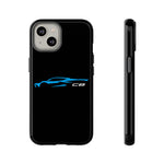 Rapid Blue C8 Phone Case for Chevy Fans, Tough Protective Cover