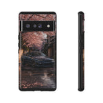 Cherry Blossom Street Scene R34 Skyline GTR Tough Case | Car Photo Cover