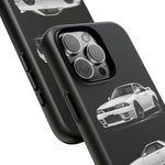 R32 Skyline Phone Case White, Three-View Vector Cover, Gift GTR Fans
