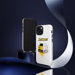Z06 Corvette Phone Case, Yellow Sketch Reveal Chrome Cover