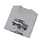 1984 Chevy Blazer Illustration T-Shirt | Vintage SUV Trio Tee
