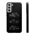 Black Silverado Classic Pickup Tough Phone Case for Chevy Truck Fans