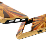 Gold Starburst 70s Retro Art Tough Phone Case