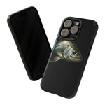 Snook Fishing Phone Case, Saltwater Portrait Black Cover, Gift