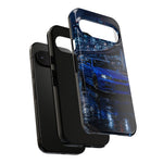 Skyline GT-R R34 Bayside Blue Tokyo Night Art Tough Phone Case