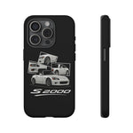 White S2000 Roadster Collage JDM Tough Phone Case Cover Gift