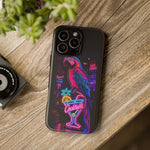 Neon Parrot Cocktails phone case | Tough Cases