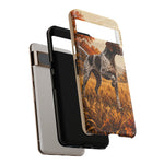 German Shorthaired Pointer Pointing Art Tough Phone Case