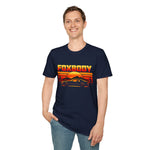 Foxbody Retro Sunset Car T-Shirt Classic Muscle Graphic Pony Car Tee