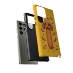 Dachshund Long Boi Kawaii Pet Dog Art Tough Phone Case