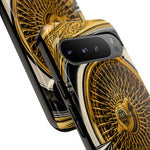 Hundred Spoke Wire Wheel Macro Tough Phone Case