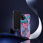 Neon Cyber Geisha phone case | Tough Case