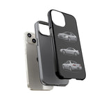 Silver Prelude Sports Coupe Tough Phone Case for JDM Fans