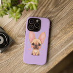 French Bulldog Bat Ears Kawaii Pet Dog Art Tough Phone Case