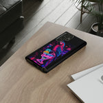 Neon Parrot Cocktails phone case | Tough Cases