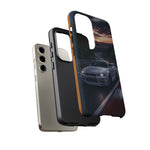Skyline GT-R R34 White Nurburgring Speed Art Tough Phone Case