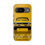 Nova SS Phone Case Yellow, Classic 70s Muscle Car Cover, Gift for Him