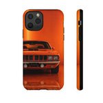 Orange Cuda Phone Case, 71 Classic Muscle Car Tough Cover
