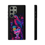 Neon Parrot Cocktails phone case | Tough Cases