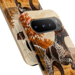 German Shorthaired Pointer Pointing Art Tough Phone Case