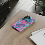 Neon Cyber Geisha phone case | Tough Case