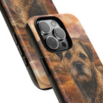 Border Terrier Earthy Watercolor Art Tough Phone Case