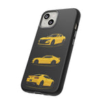 Yellow Camaro SS Muscle Car Phone Case Tough Multi View Print