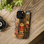Corgi Royal Guard phone case | Cute British corgi soldier illustration