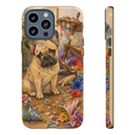 Guilty French Bulldog Phone Case, Confetti Watercolor Cover