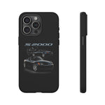 Black S2000 Roadster Collage JDM Tough Phone Case Cover Gift