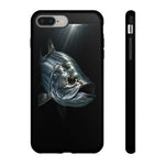 Tarpon Fishing Phone Case, Saltwater Portrait Black Cover, Gift