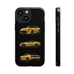 Gold Fairlady Z Classic Sports Car Tough Phone Case - 3 View