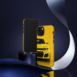 Yellow Camaro Phone Case, ZL1 American Muscle Car Tough Cover for Chevy Owners