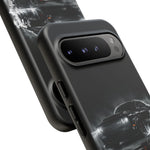 Black Sports Car Illustration 2023 Challenger SRT phone case | Car Drift Reflection