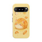 Orange Tabby Loaf Kawaii Chibi Pet Cat Art Tough Phone Case