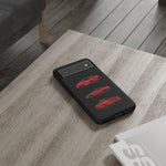 Red MR2 JDM Sports Car Phone Case Tough Multi View