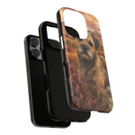 Border Terrier Earthy Watercolor Art Tough Phone Case