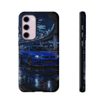 Skyline GT-R R34 Bayside Blue Tokyo Night Art Tough Phone Case