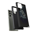 Tarpon Fishing Phone Case, Saltwater Portrait Black Cover, Gift