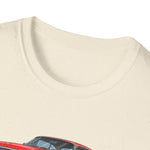 Red Vintage 1960 Chevy Impala Trio T-Shirt | Classic Car Illustration
