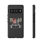 1969 Camaro SS American Flag Tough Phone Case Cover Gift Art