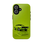 Green Cuda Muscle Car phone case for Gear Heads