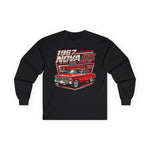 1967 Nova SS Chevy Car Long Sleeve Tee | Vintage Muscle Car Design